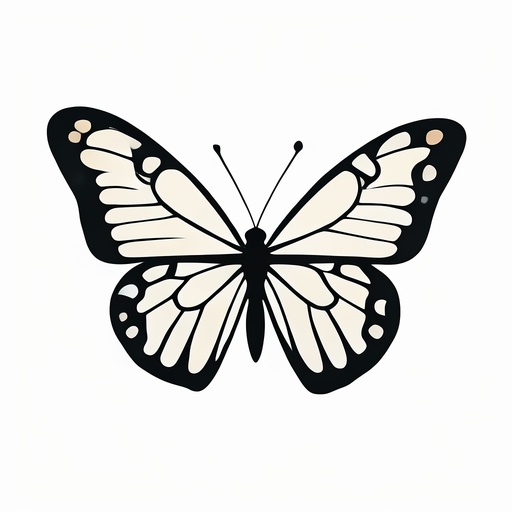 SANA-Sprint generated illustration of a butterfly.